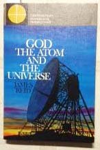 Cover art for God, the Atom, and the Universe.