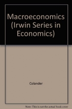 Cover art for Macroeconomics (Irwin Series in Economics)