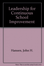 Cover art for Leadership for Continuous School Improvement