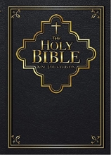 Cover art for Holy Bible - King James Version - Black Leatherlike Paperback