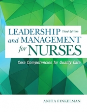 Cover art for Leadership and Management for Nurses: Core Competencies for Quality Care (3rd Edition)