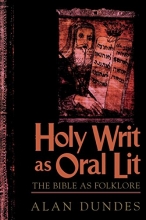 Cover art for Holy Writ as Oral Lit: The Bible as Folklore