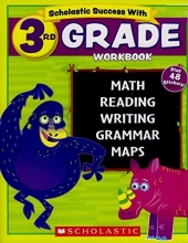 Cover art for Scholastic - 3rd GRADE Workbook with Motivational Stickers (Scholastic Success With)