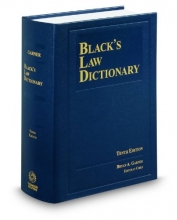 Cover art for Black's Law Dictionary, 10th Edition