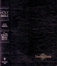 Cover art for Holy Bible Open Bible Edition King James Version Trans World Radio Edition 1975 No. 656