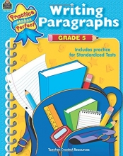 Cover art for Writing Paragraphs Grade 5 (Practice Makes Perfect)