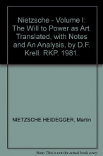 Cover art for Nietzsche: The Will to Power as Art v. 1