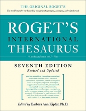 Cover art for Roget's International Thesaurus, 7th Edition