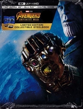 Cover art for Avengers: Infinity War [SteelBook] [Digital Copy] [4K Ultra HD Blu-ray/Blu-ray]