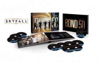 Cover art for Bond 50: The Complete 23 Film Collection with Skyfall [Blu-ray]