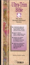 Cover art for NRSV Ultra-Trim Bible (Black Bonded Leather)