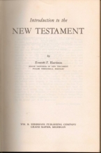 Cover art for Introduction to the New Testament by Everett F. Harrison (1971-06-01)