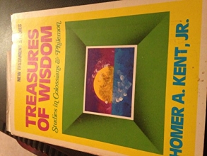 Cover art for Treasures of Wisdom: Studies in Colossians and Philemon (184P)