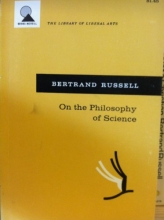 Cover art for On the philosophy of science (The Library of liberal arts)