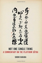 Cover art for Not One Single Thing: A Commentary on the Platform Sutra