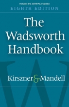 Cover art for The Wadsworth Handbook, 2009 MLA Update Edition