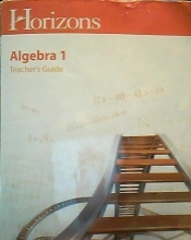 Cover art for Horizons-Algebra 1 Teachers Guide