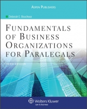Cover art for Fundamentals of Business Organizations for Paralegals 3rd Edition