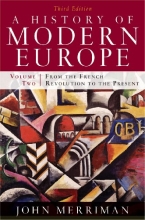 Cover art for A History of Modern Europe, Vol. 2: From the French Revolution to the Present, Third Edition
