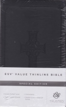 Cover art for ESV Value Thinline Bible, TruTone, Black, Celtic Cross