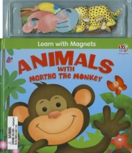 Cover art for Animals with Martha the Monkey (Learn with Magnets)