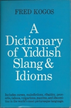 Cover art for A Dictionary of Yiddish Slang and Idioms
