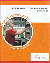 Cover art for RN Pharmacology for Nursing Edition 6. 0