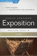 Cover art for Exalting Jesus in Luke (Christ-Centered Exposition Commentary)
