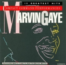 Cover art for Compact Command Performances: 15 Greatest Hits by Marvin Gaye (1984-10-20)
