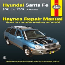Cover art for Hyundai Santa Fe: 2001 thru 2009 (Haynes Repair Manual)