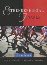 Cover art for Entrepreneurial Finance Casebook