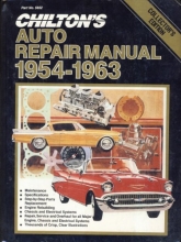Cover art for Chilton's Auto Repair Manual 1954-63