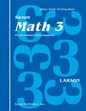 Cover art for Saxon Math 3 Homeschool: Complete Kit 1st Edition