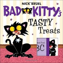 Cover art for Bad Kitty's Tasty Treats: A Slide and Find ABC