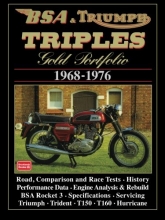 Cover art for BSA & Triumph Triples: Gold Portfolio 1968-1976