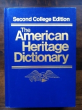 Cover art for American Heritage Dictionary, Second College Edition