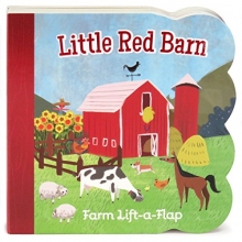 Cover art for Little Red Barn Chunky Lift-a-Flap Board Book (Babies Love)