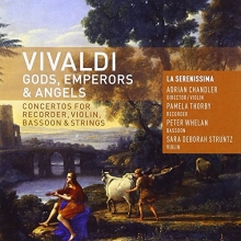 Cover art for Gods Emperors & Angels: Concertos for Recorder, Violin, Bassooon & Strings