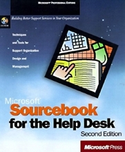 Cover art for Microsoft Sourcebook for the Help Desk: Techniques and Tools for Support Organization Design and Management