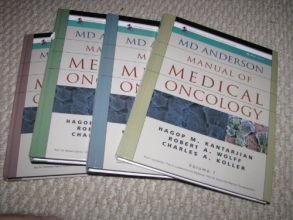 Cover art for 4 Volume set of MD Anderson Manual of Medical Oncology