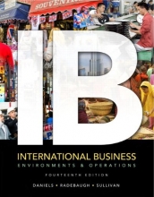 Cover art for International Business: Environments & Operations (14th Edition)