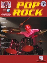 Cover art for Pop Rock Vol. 1 Bk/Audio Online Drum Play-Along (Hal Leonard Drum Play-Along)