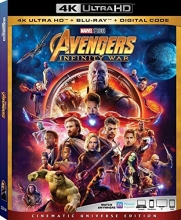 Cover art for Avengers: Infinity War [4K Ultra HD + Blu Ray + Digital Code]