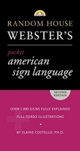 Cover art for Random House Webster's Pocket American Sign Language Dictionary