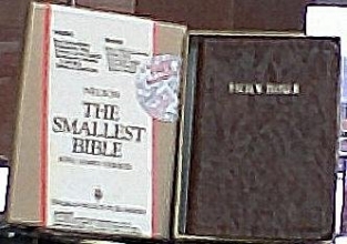 Cover art for Holy Bible, King James Version No. 104Br Smallest Pocket Brown Bonded Leather