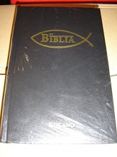 Cover art for Ilocano Bible Black Hardcover with Gold Fish Symbol / Ti Biblia / ILO 054 / 13.8 X 20 cm Midsize Bible Size / Ilokano is the third most-spoken language of the Philippines