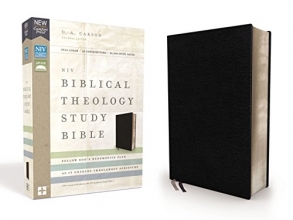 Cover art for NIV, Biblical Theology Study Bible, Bonded Leather, Black, Comfort Print: Follow Gods Redemptive Plan as It Unfolds throughout Scripture