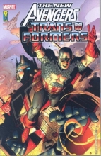 Cover art for New Avengers/Transformers