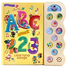 Cover art for ABC & 123 Learning Songs: Interactive Children's Sound Book (11 Button Sound) (Early Bird Song)