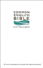 Cover art for CEB Common English Thinline Bible with Apocrypha Softcover